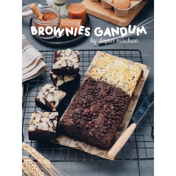 

Brownies Gandum Gula Aren