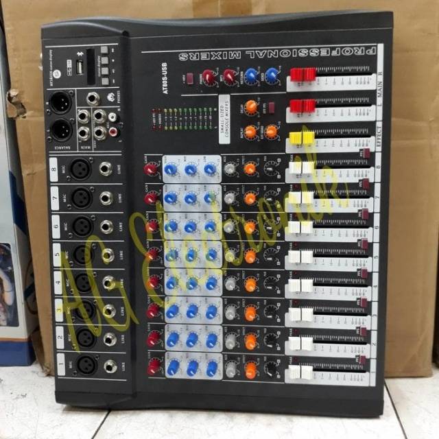 Mixer Audio Linkmaster AT-80S USB(8 channel Full)
