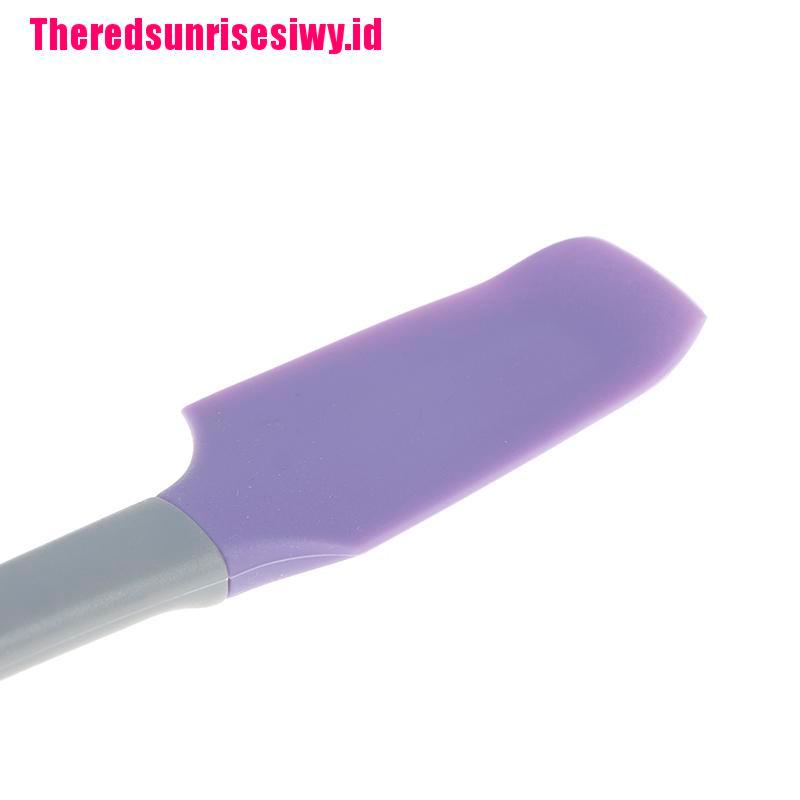 1pc Spatula Silikon Mini Untuk Mencampur Krim / Mentega / Adonan Kue
