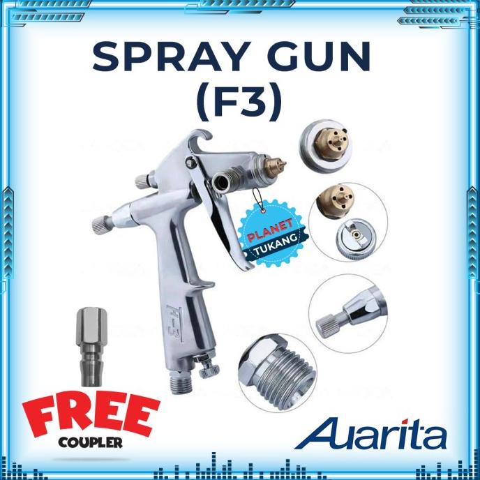 Alat Cat Semprot 1mm AUARITA F3 Spray gun Mini F-3
