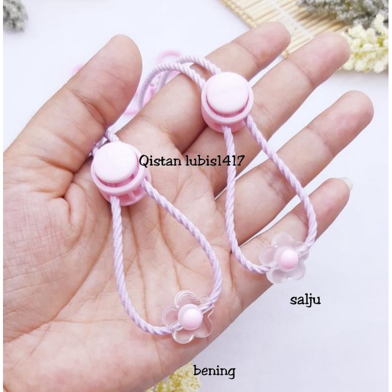 Strap tambang flower salju dan bening  beli 10 free 2