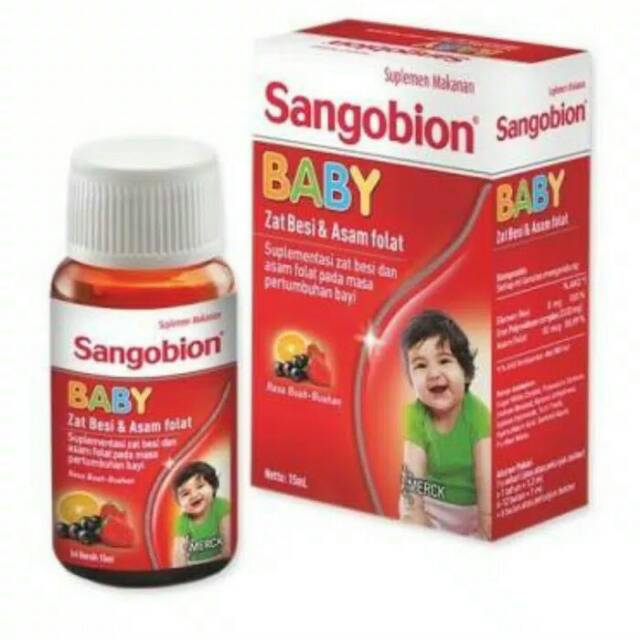 Bisa Cod Sangobion Baby Drop Vitamin Zat Besi Penambah Darah Untuk