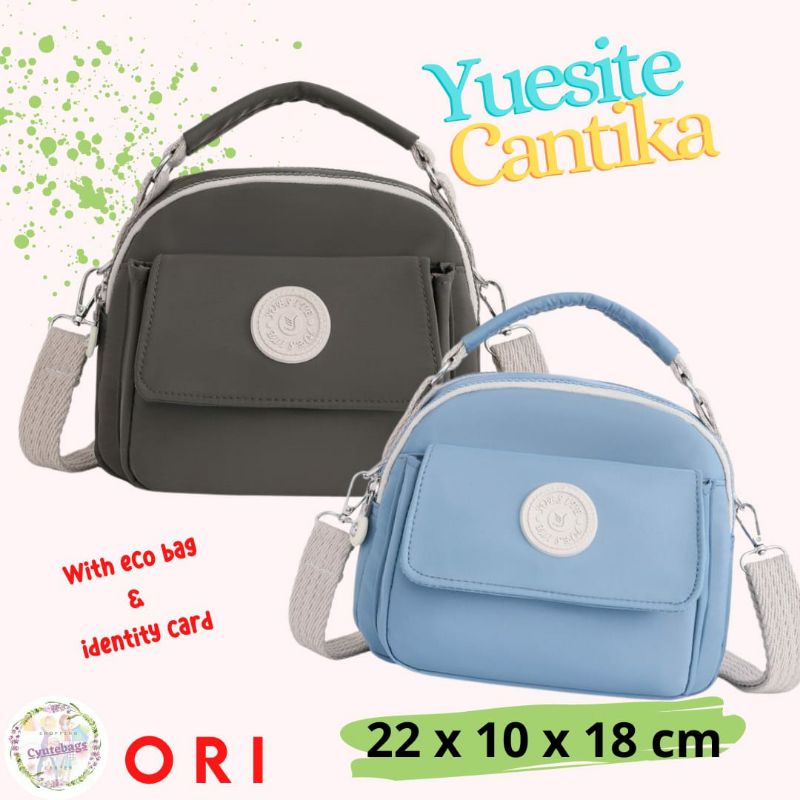 Tas wanita tenteng selempang fashion kekinian yuesite cantika original import