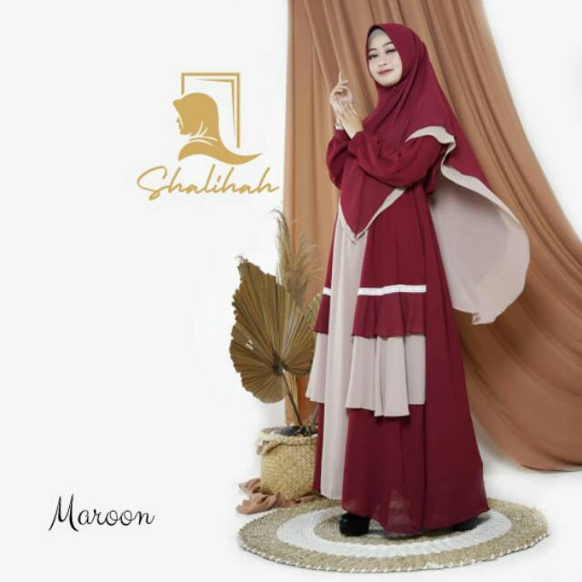 FATIMAH SYARI BY SHALIHAH - SET GAMIS ORIGINAL BY SHALIHAH, IED SERIES, GAMIS ORIGINAL