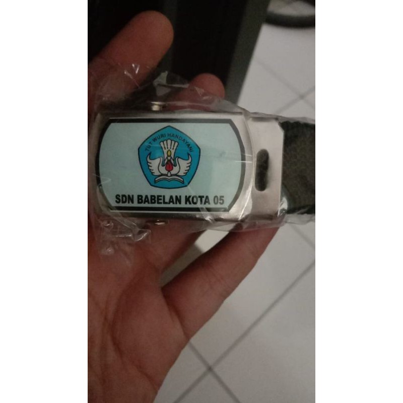 SABUK PAKE LOGO  SENDIRI