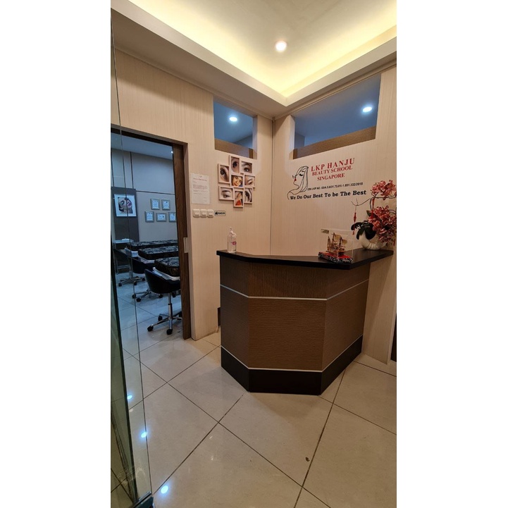 MEJA KASIR KANTOR / MEJA RESEPSIONIS SECOND /JUAL MEJA BEKAS