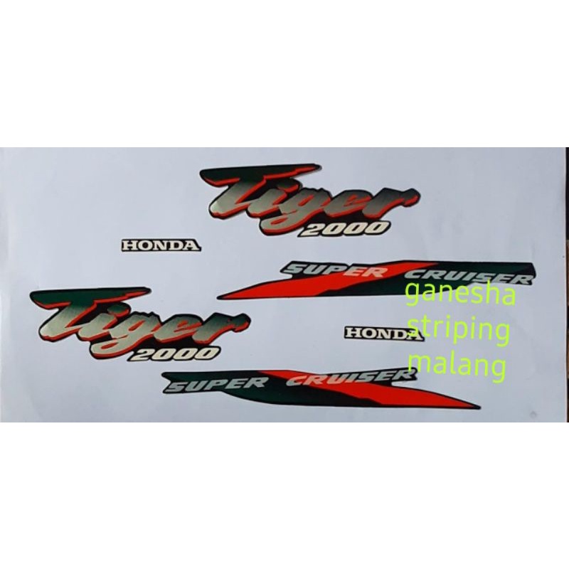 striping stiker tiger 2000 striping tiger 2000 stiker tiger 2000