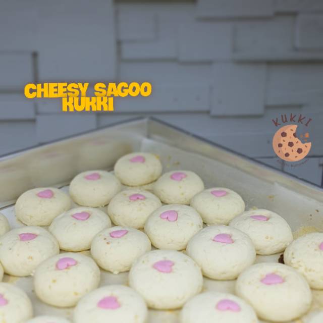 

CHEESY SAGOO KUKKI - kue kering sagu keju enak renyah lumer