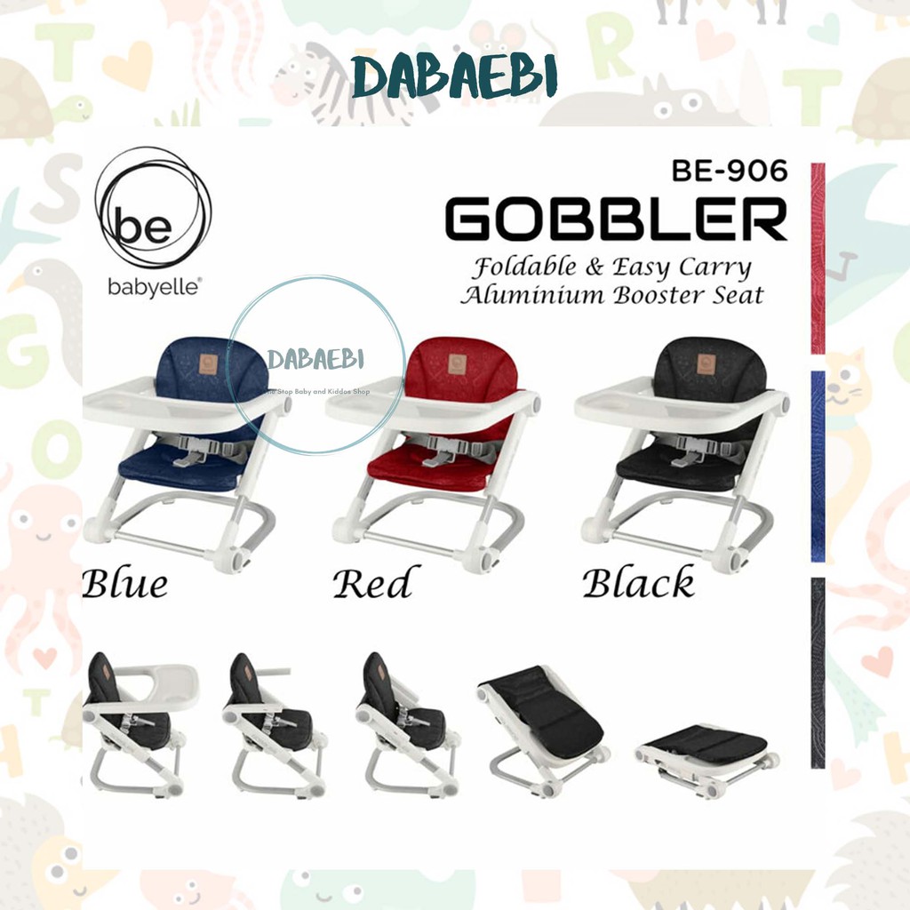 [SERI BARU] Booster Seat Babyelle Gobbler / Kursi Meja Makan Anak Bayi