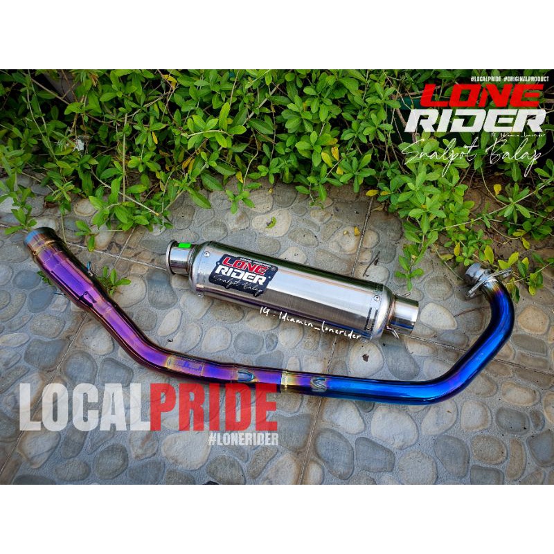 Knalpot Lone Rider OCB OLD CB150R - LONE RIDER ORIGINAL - ME - Middle End - CBR 150R OLD Pipa Bluemo