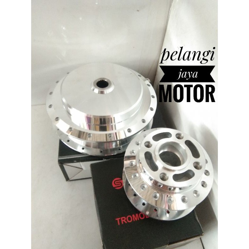 Tromol Crum Depan Belakang Untuk Motor Suzuki Spin - Sepasang Tromol Depan Belakang Suzuki Spin