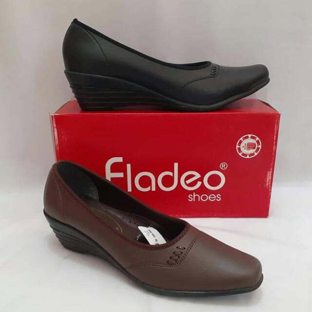 SEPATU KERJA WEDGES FLADEO ORIGINAL