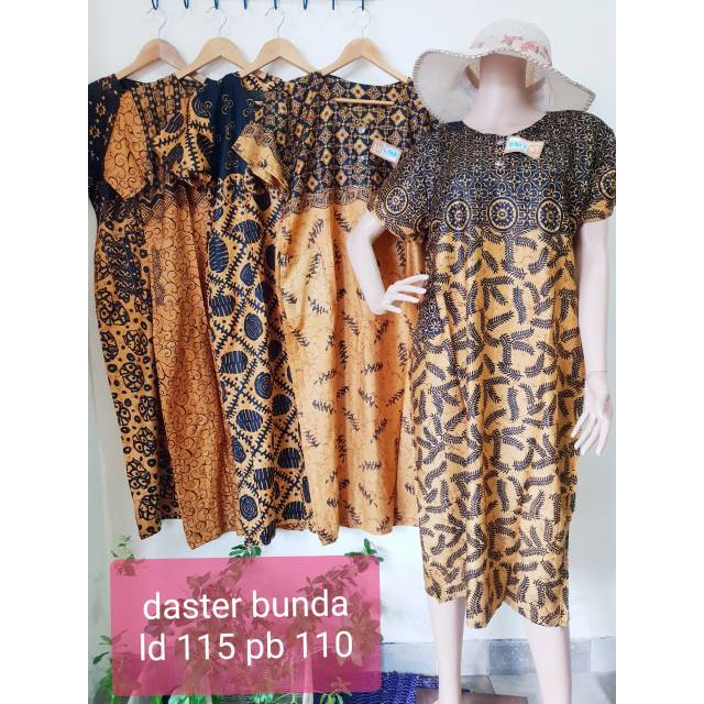 DASTER IBU DASTER LENGAN PENDEK MOTIF BROWNDE DASTER BATIK MURAH