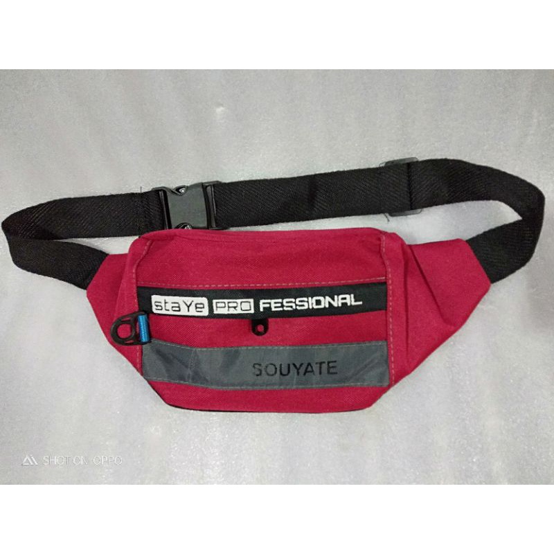Tas slempang souyate /tas waisbag/tas pria wanita/harga grosir