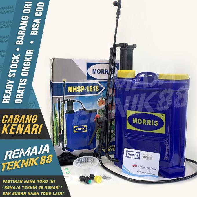 ALAT SEMPROT DESINFEKTAN HAMA MORRIS / SPRAYER MANUAL 16 LITER PLASTIK Termurah