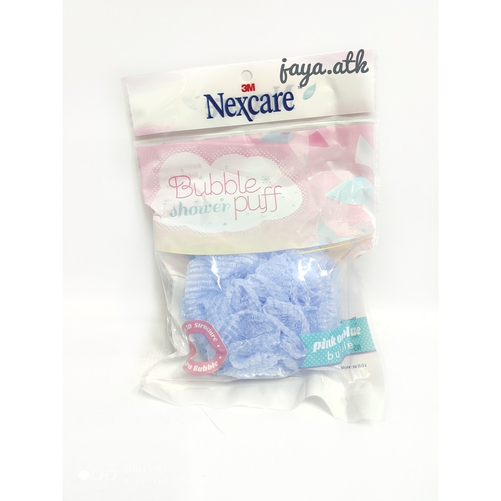 SPONS MANDI NEXCARE SHOWER PUFF BUBBLE SERIES NEXCARE 3M