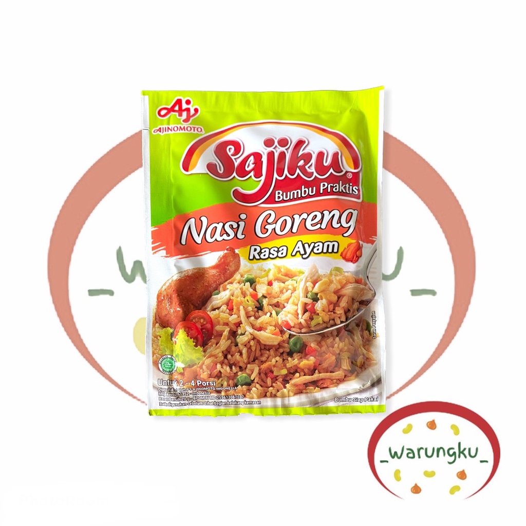 Sajiku Bumbu NASI Goreng Rasa AYAM KECAP 20GR Bumbu Praktis