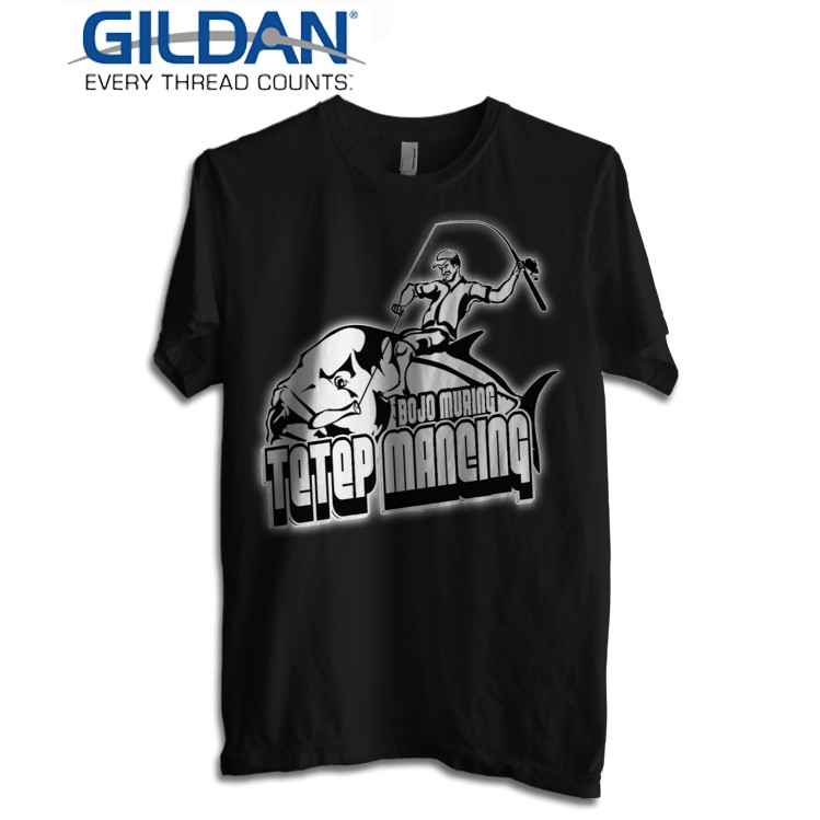 Kaos Fishing " Bojo Muring Tetep Mancing " NEW STATES APPAREL Tshirt