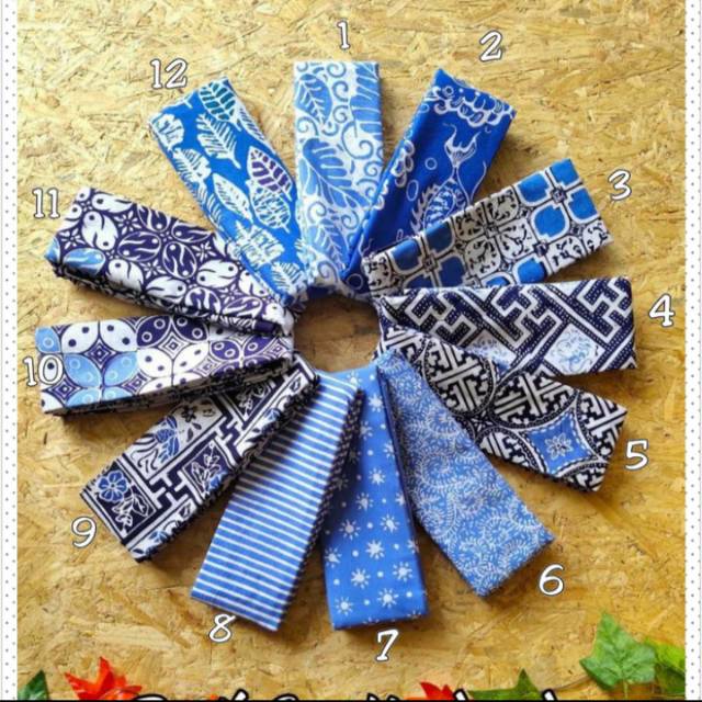 KAIN BATIK CAP SERI BIRU MUDA - BIRU ELEKTRIK