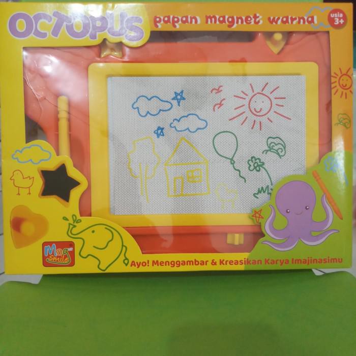 

papan tulis magnet warna magic board magnetic drawing mainan edukatif