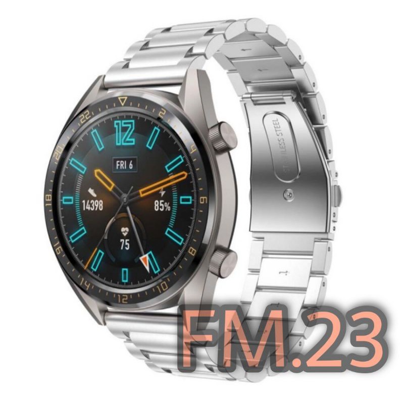 STRAP TALI JAM TANGAN STAINLESS STEEL WATCH BAND HUAWEI WATCH GT 6 46MM PRO 5 4 3 2 1 2E 46MM PRO AC