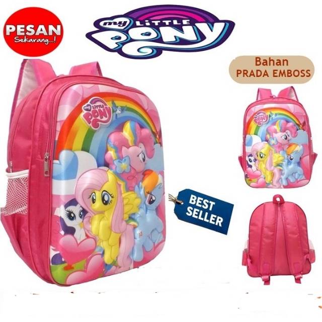 TAS RANGSEL SD TAS ANAK KARAKTER KUDA PONY TERLARIS