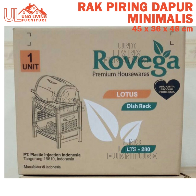 RAK PIRING PLASTIK ROVEGA LOTUS RAK PIRING PLASTIK MURAH ROVEGA ORIGINAL