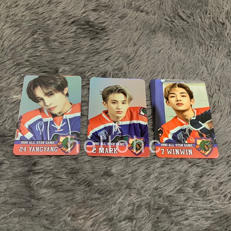 trading card 90’s love nct 2020 mark winwin yangyang holo non holo