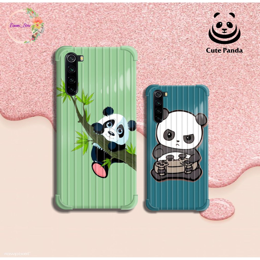 softcase cute panda Oppo A3s A1k A5 A9 2020 A7 F9 A5s A31 A52 A92 A37 A53 A83 F1s F11 Pro DST1561