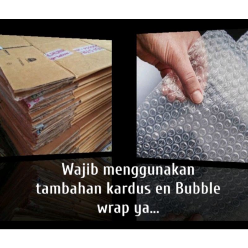 

kardus packing dan bubble warp