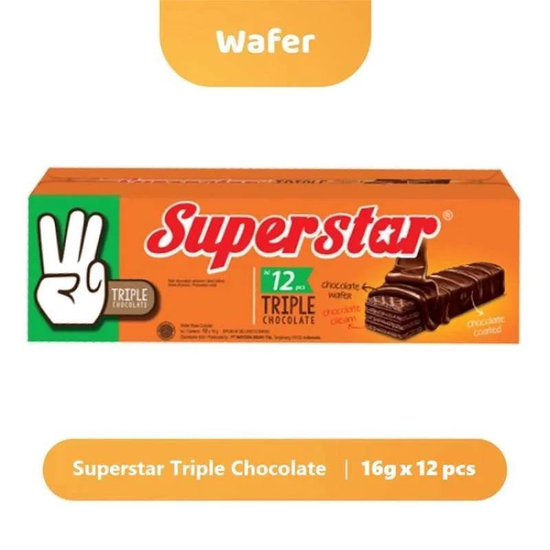 

Superstar Triple Chocolate isi 12 pcs