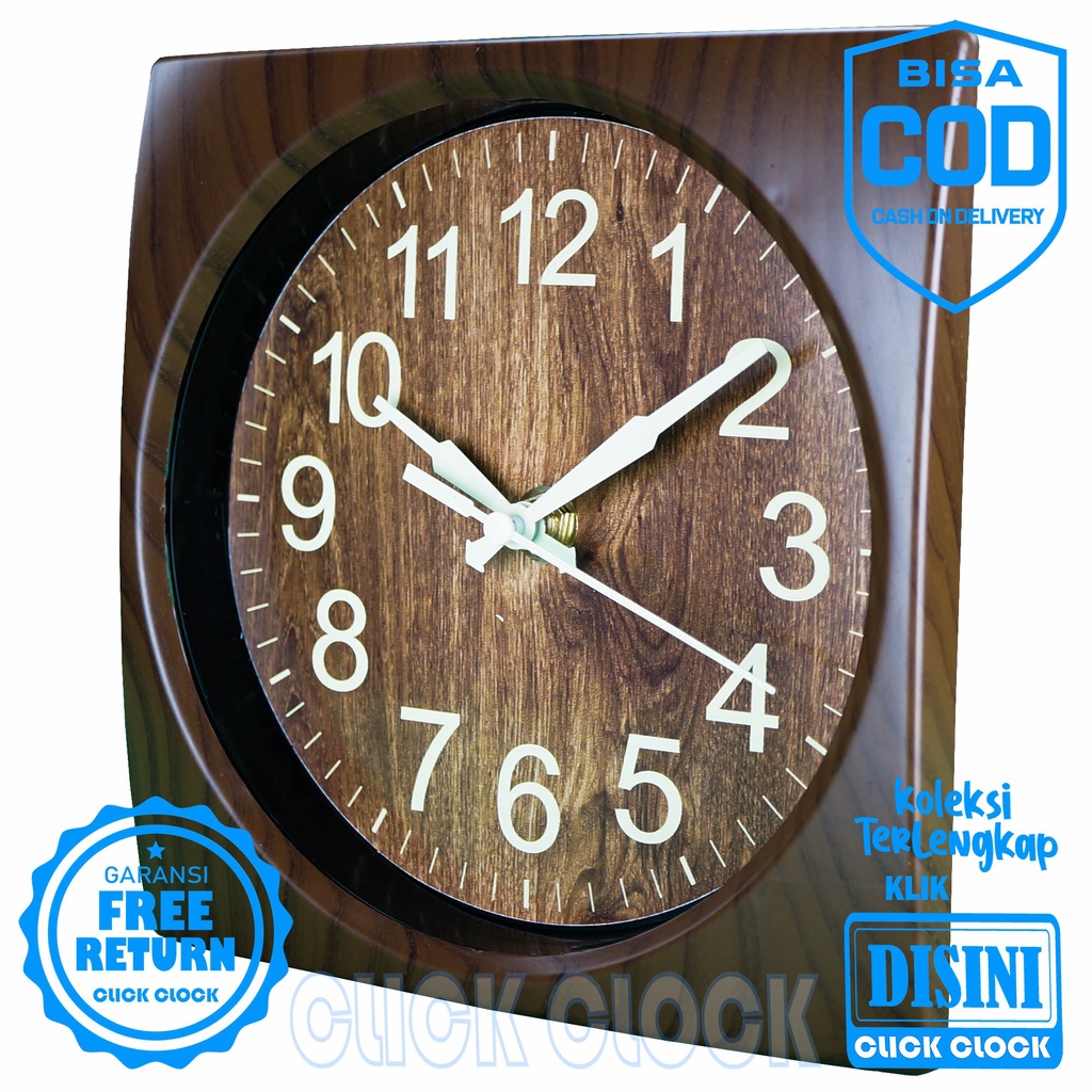 Jam Dinding Polos Minimalis Bagus Wall Clock Dekorasi Rumah  PM-2059