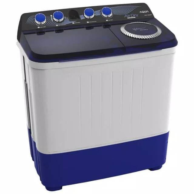 AQUA Mesin Cuci Twin Tub QW-880XT/881XT/850XT/851XT Mesin Cuci Aqua 8 Kg