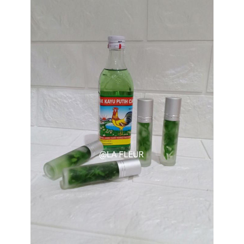 PROMO BUY 1 GET 1 FREE Roll On minyak kayu putih cap ayam + rendaman cao cao inggu /  mikapu