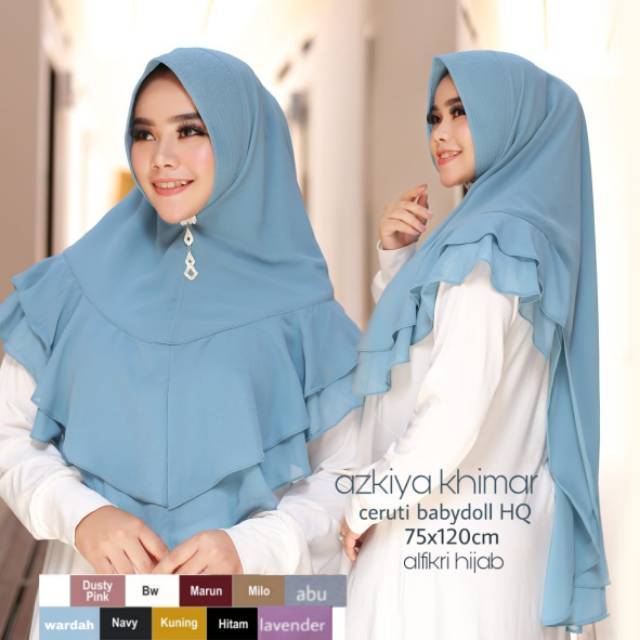 Kerudung Khimar Pinguin Azkia Qualitas Original