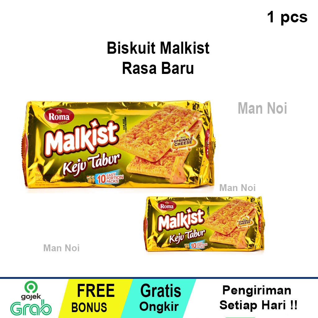 

Malkis Keju Tabur 132 G Biskuit / Snack