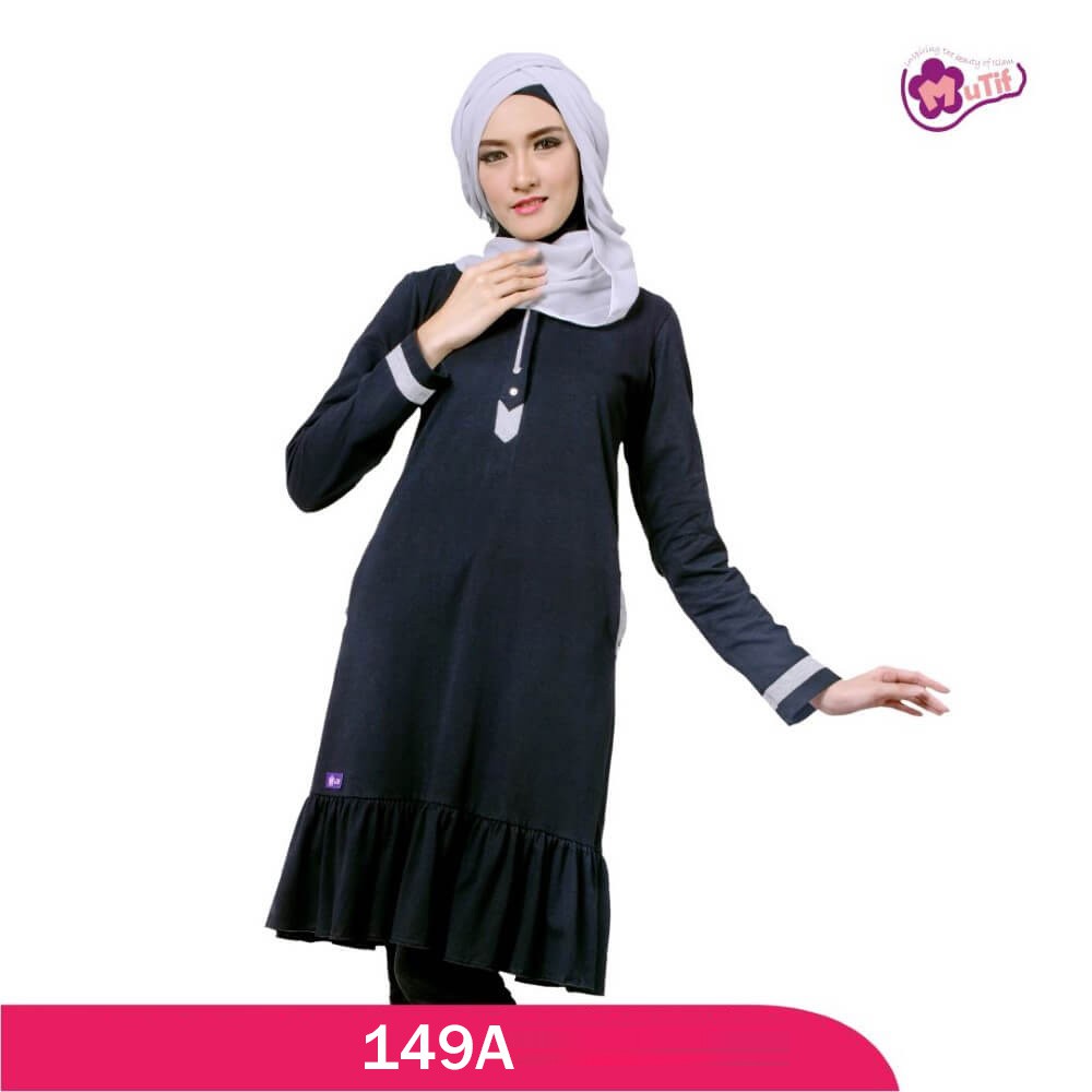 Baju Muslim Mutif - Baju Tunik - Busana Muslim Wanita