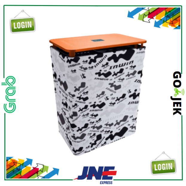 InWin ALICE Orange Top Monogram Cloth - Mid Tower ATX Gaming Case