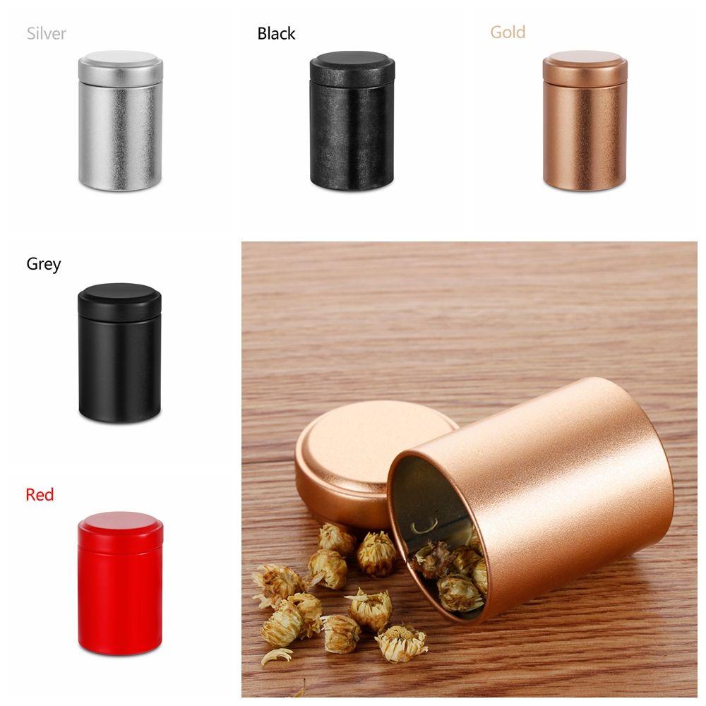 Top Sample Canisters Reusable Botol Kosmetik Kotak Penyimpanan Tin Pot Herb Stash Jar