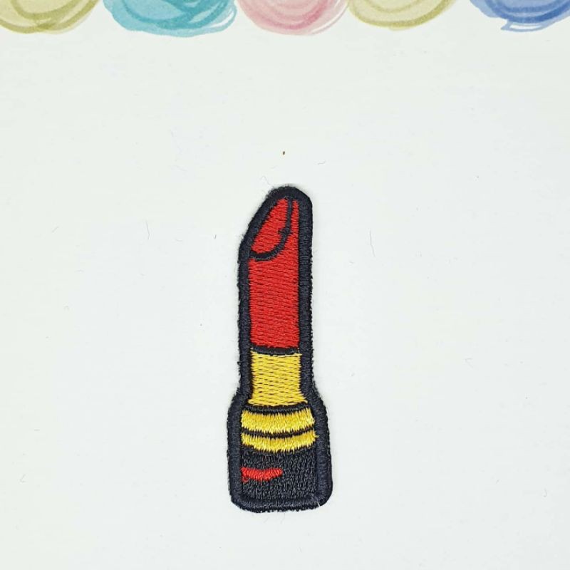 Patch Bordir/Patch Lipstik/Patch Bibir/Patch Eyeshadow/Patch Girl