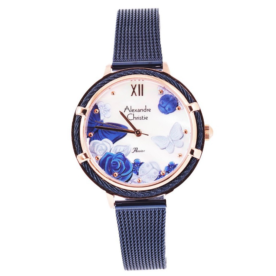 Watch Concept - Jam Tangan Wanita Original Alexandre Christie AC-2873-LHBURMS