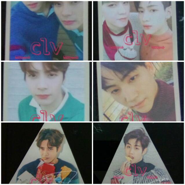 [READY STOCK] Photocard JB/Jackson/Mark/Yugyeom/Bambam GOT7 7 for 7 Present Edition Starry Hour