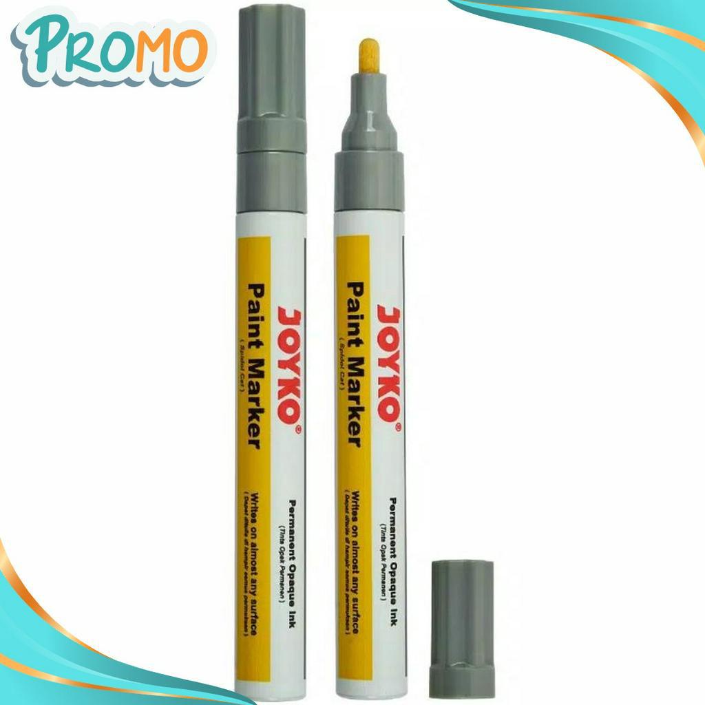 

CEPAT Spidol Paint MarkerSpidol Permanen Marker Joyko PTM44 Silver Round Tip