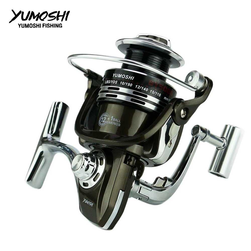 (BISA COD) FTIHSHPYUMOSHI BY3000 Reel Pancing Spinning 12+1 Ball Bearing 5.2:1