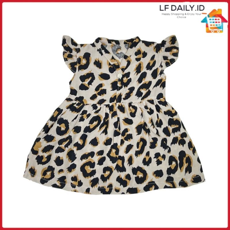 Baju Bayi Cewek 0 6 Bulan sd 1 Tahun | Baju Bayi Cewek Murah-New Leopard