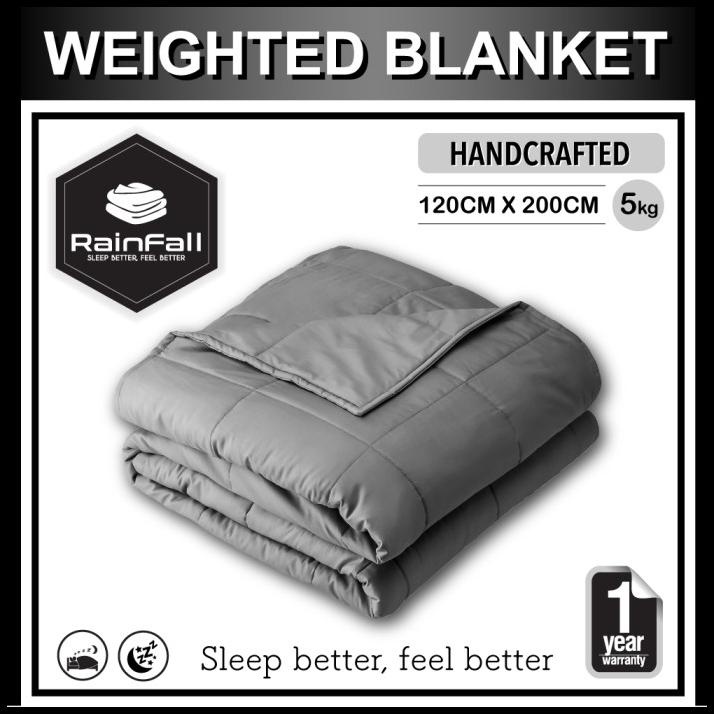 Rainfall 5 Kg Heavy Weighted Blanket Selimut Berat