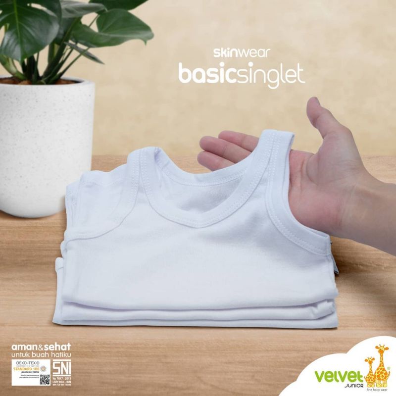 SINGLET VELVET/SINGLET ANAK