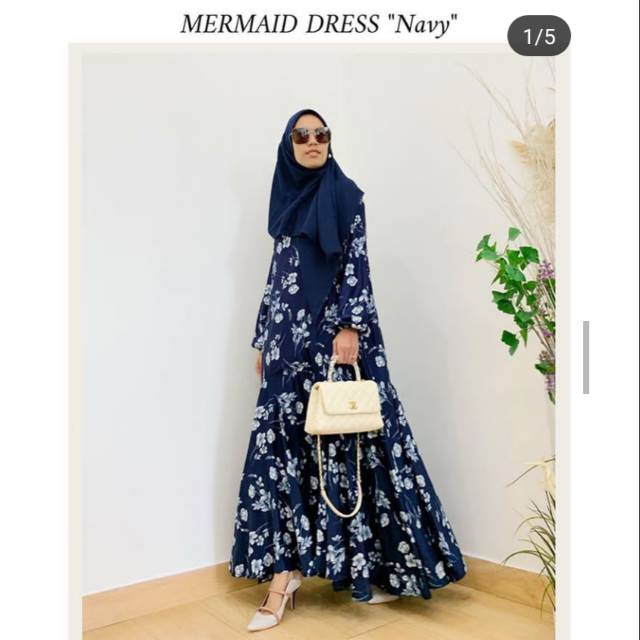 Mermaid Dress/Busui Dress by ISH iymel says hijab/baju menyusui