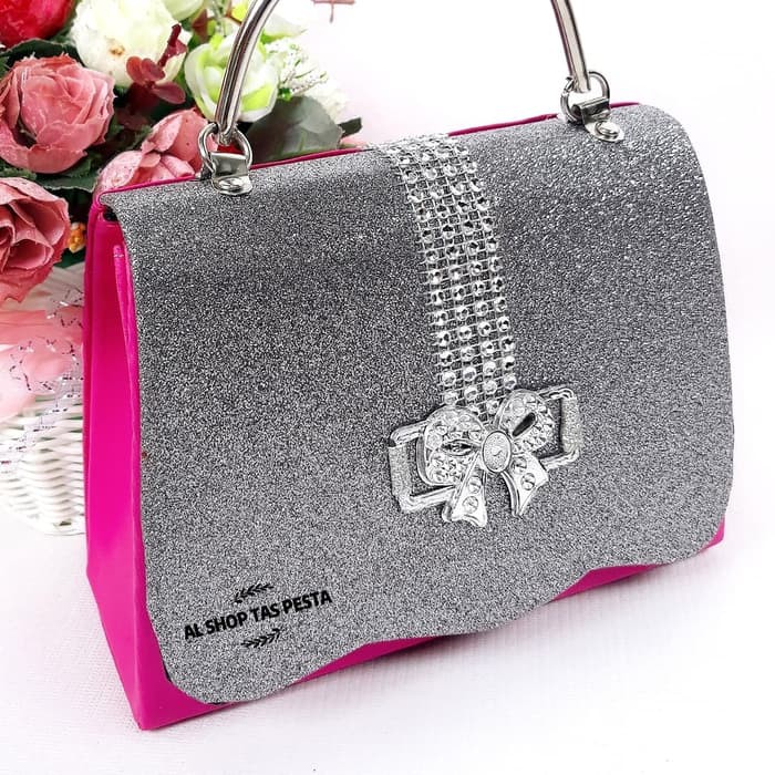 Tas Lala Pesta - Biru Muda