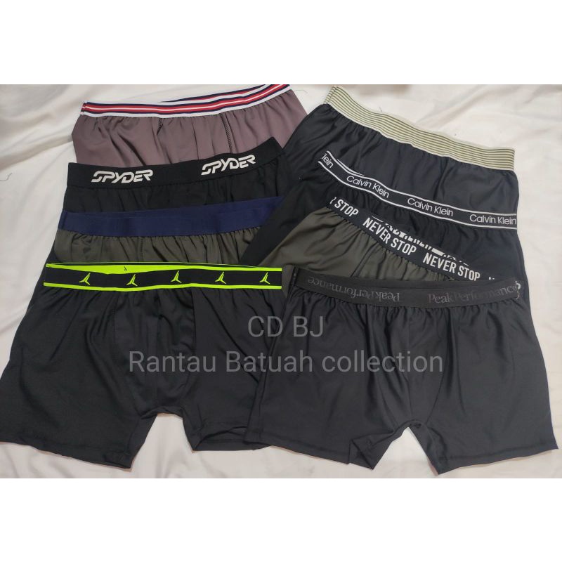 BOXER DALAMAN dewasa pria BESAR jumbo ukuran XXL 4L 5L  muat BB 120 kg